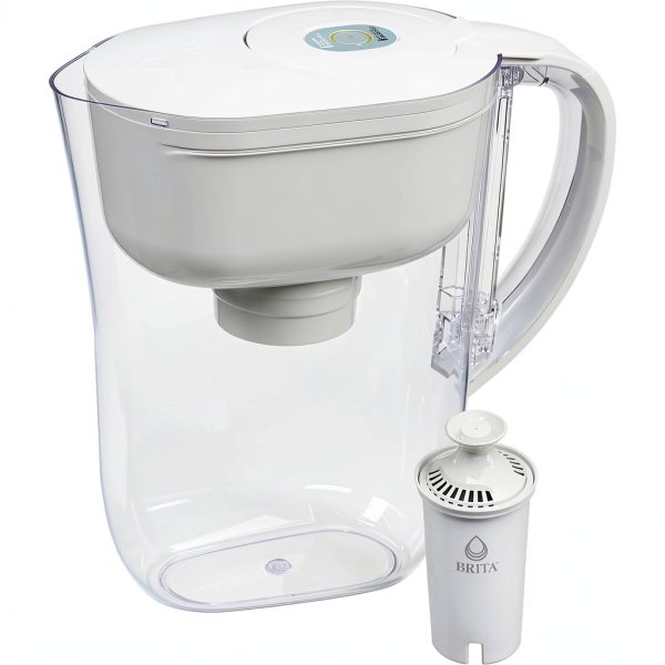 Brita Water Filter Pitcher White Elite 6Cup Design-12