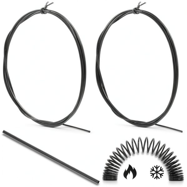 Nitinol Shape Memory Wire Shimeyao 1mm x 5ft Pair 40C 2 Piece Set-0