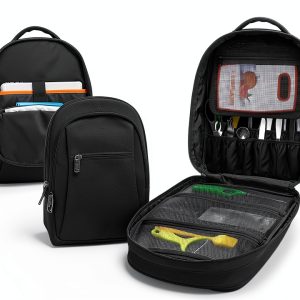 Chef Backpack Samdew Three-Layer Knife Case with 12+23 Slots-0