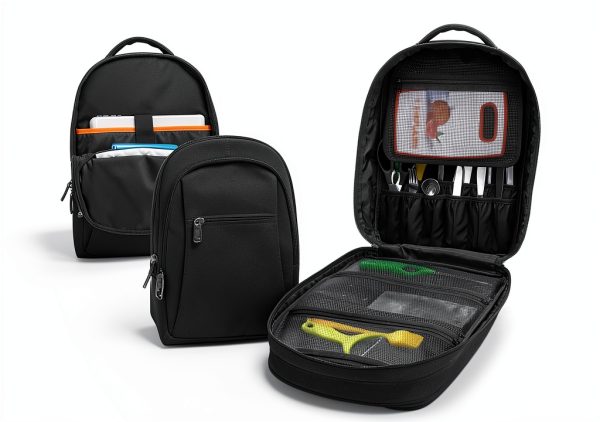 Chef Backpack Samdew Three-Layer Knife Case with 12+23 Slots-0