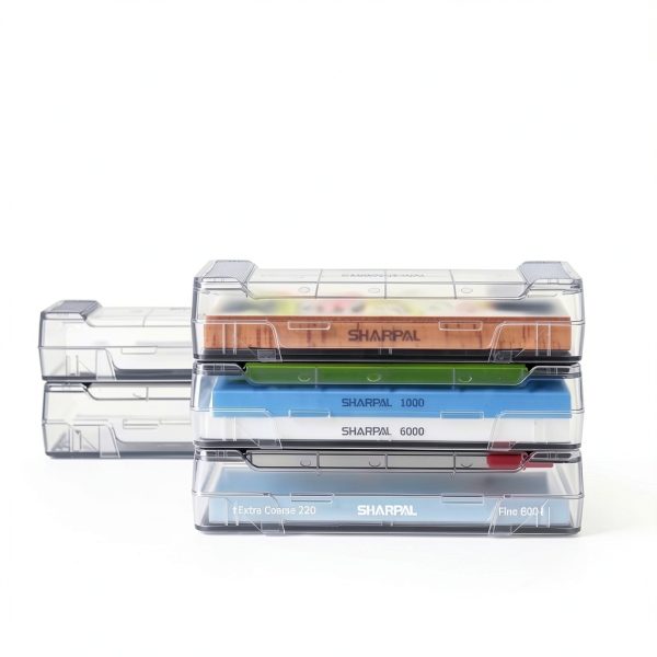 Sharpal 160H 2-in-1 Whetstone Stone Holder with Clear Case-4