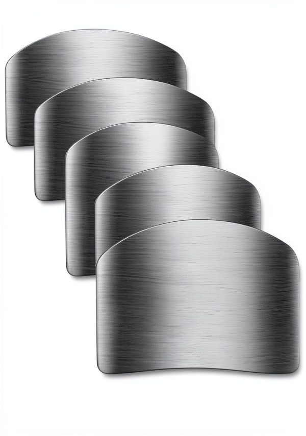 Finger Guards for Cutting Promifun Stainless Steel 4-Piece Knife Guard-0