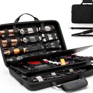 Knife Display Case BRANTMAKER 61+ Knife Organizer with Shoulder Strap-0