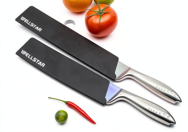 Knife Edge Guard WELLSTAR 2‑Piece Universal Blade Covers BPA‑Free ABS-1