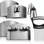 Finger Guard Chengu 9-Piece Stainless Steel Knife Protector Set-0