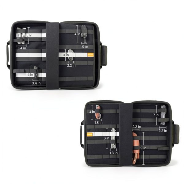 Knife Display Case BRANTMAKER 61+ Knife Organizer with Shoulder Strap-2